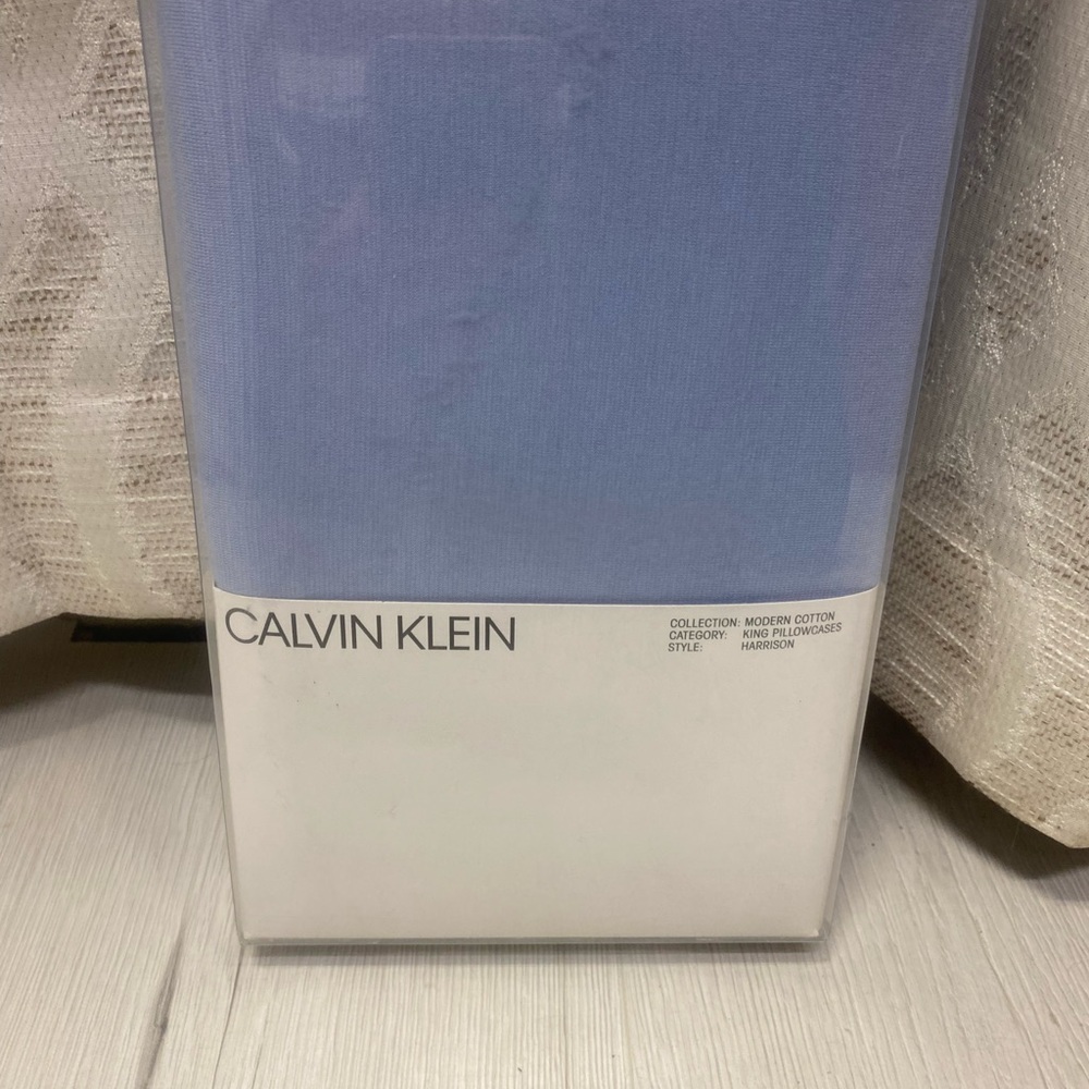 Calvin Klein Light Blue Pillowcases